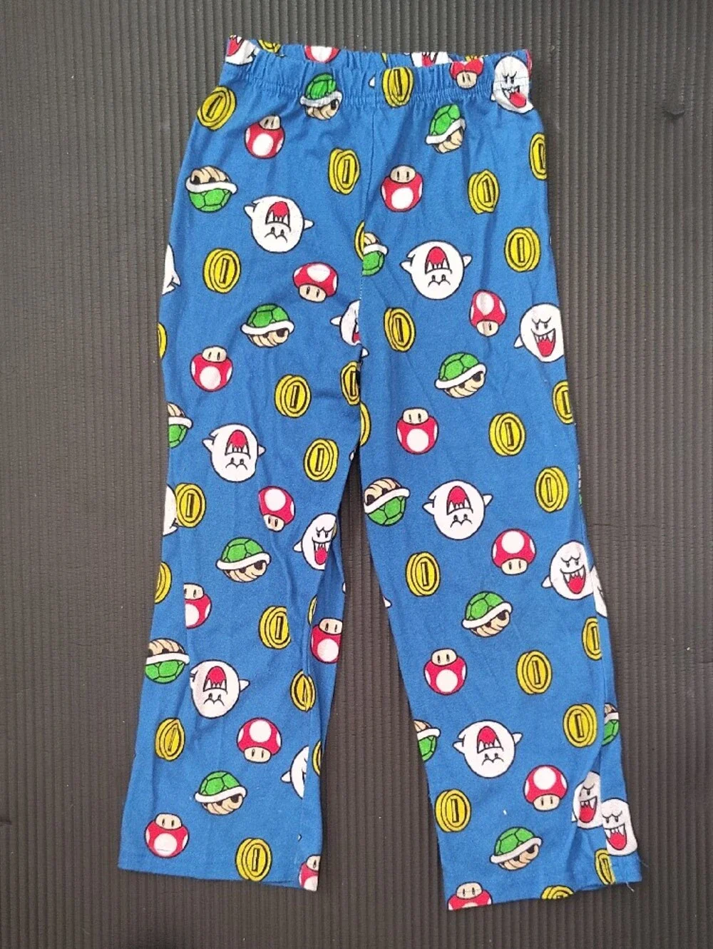 Size 6 Nintendo Super Mario Kids Pajama Set in Light Blue, Navy & Red